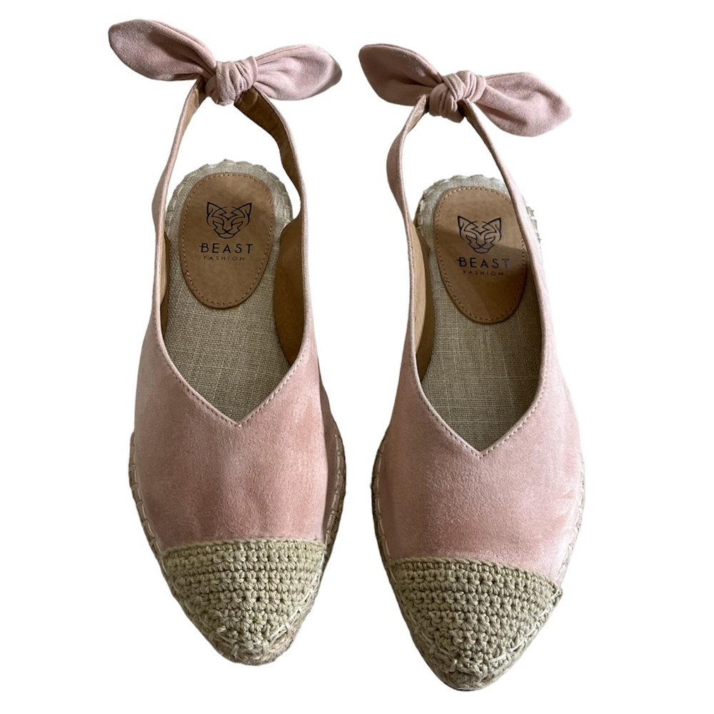 Beast Fashion Shoes Beast Fashion Sandals with Bows Natural Espadrilles …